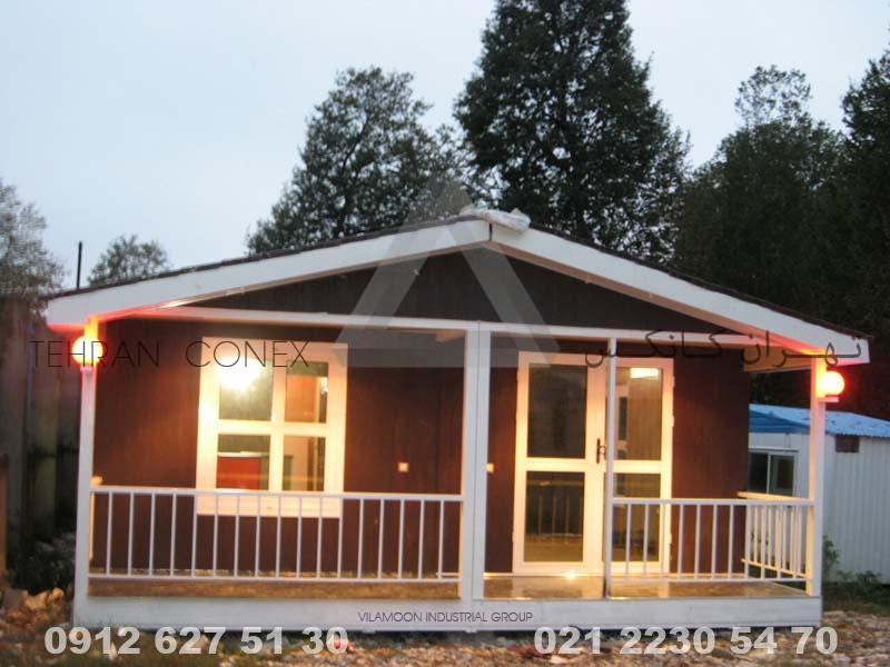 کانکس ویلایی 72 متری نما بتنی